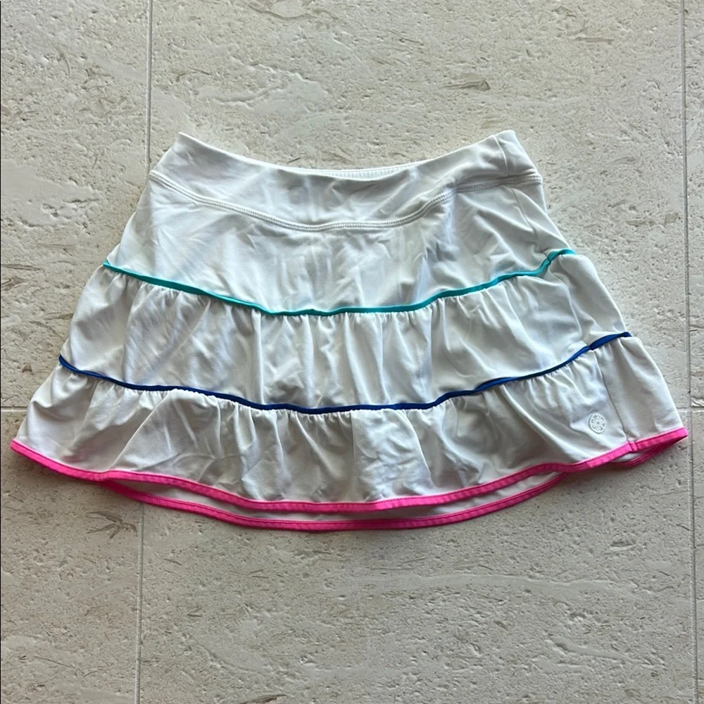 Lilly Pulitzer Luxletic White Tennis Skirt - Picture 1 of 5